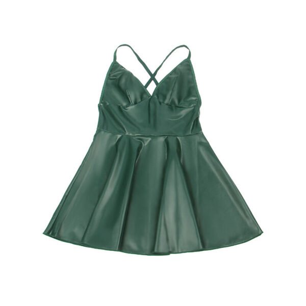 subblime---955441-vestido-con-tirantes-de-cuero-verde-l/xl-6