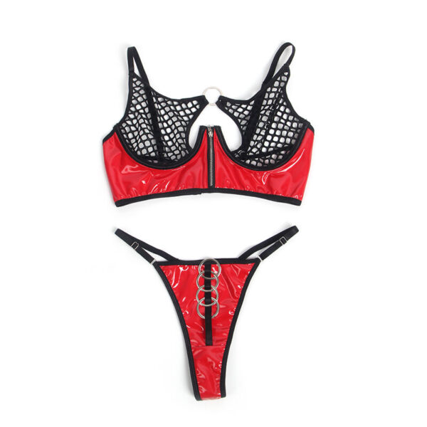 subblime---955540-conjunto-sujetador-con-cremallera-de-malla-de-charol-rojo-l/xl-5