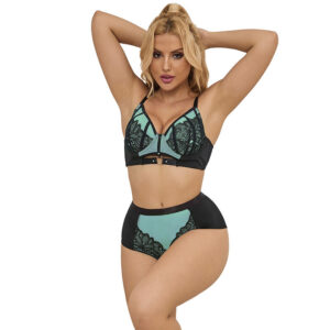 subblime---955564-conjunto-sujetador-con-cremallera-de-malla-de-charol-verde-l/xl-0