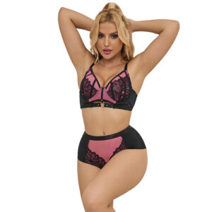 subblime---955588-conjunto-sujetador-con-cremallera-de-malla-de-charol-rosa-l/xl-0