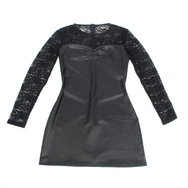 subblime---955601-vestido-de-manga-larga-con-encaje-negro-l/xl-5