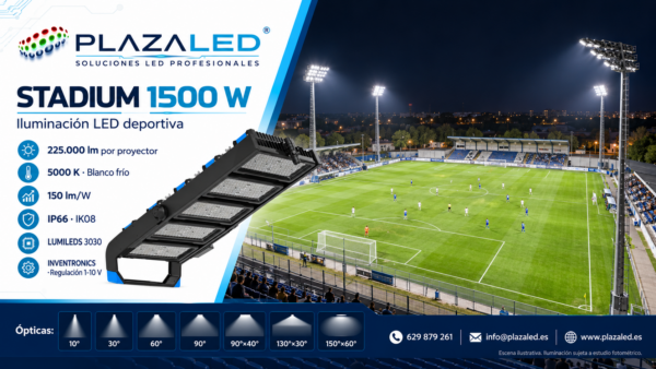 FOCO LED GRANDES ALTURAS 1500W